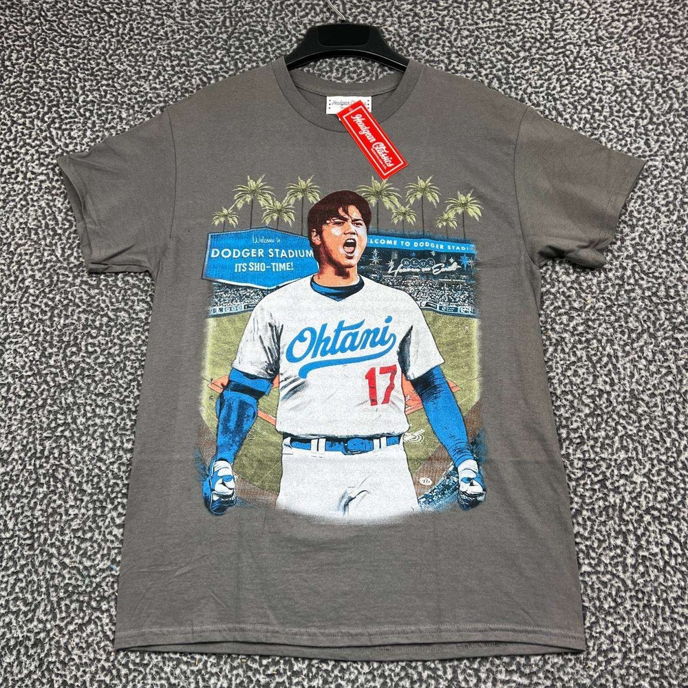 Shohei Ohtani Dodgers Stadium Sho-Time Shirt Men Medium Headgear Classics New M